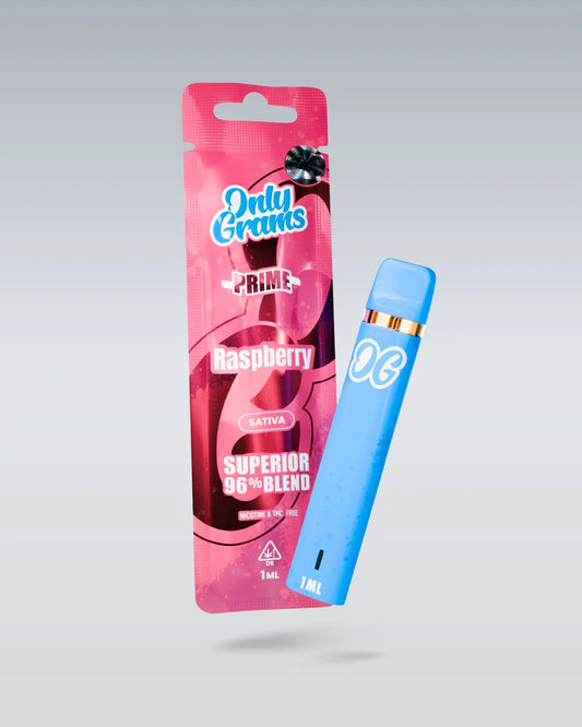 OnlyGrams US Line - Superior Vape - Raspberry (96% Blend)