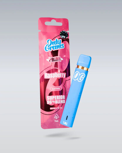 OnlyGrams US Line - Superior Vape - Raspberry (96% Blend)