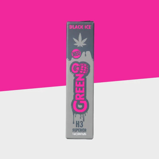 Green8 H3 Einweg Vape - Black Ice