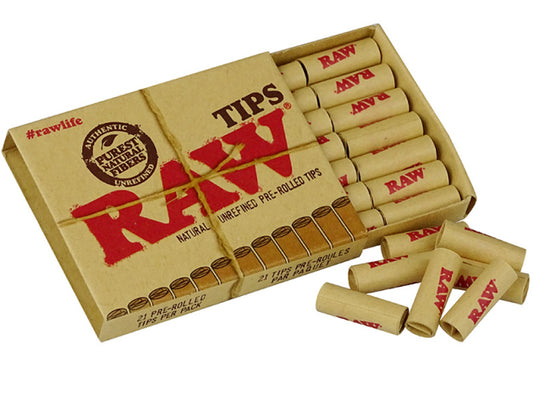 RAW - Filter Tips Prerolled Slim Size