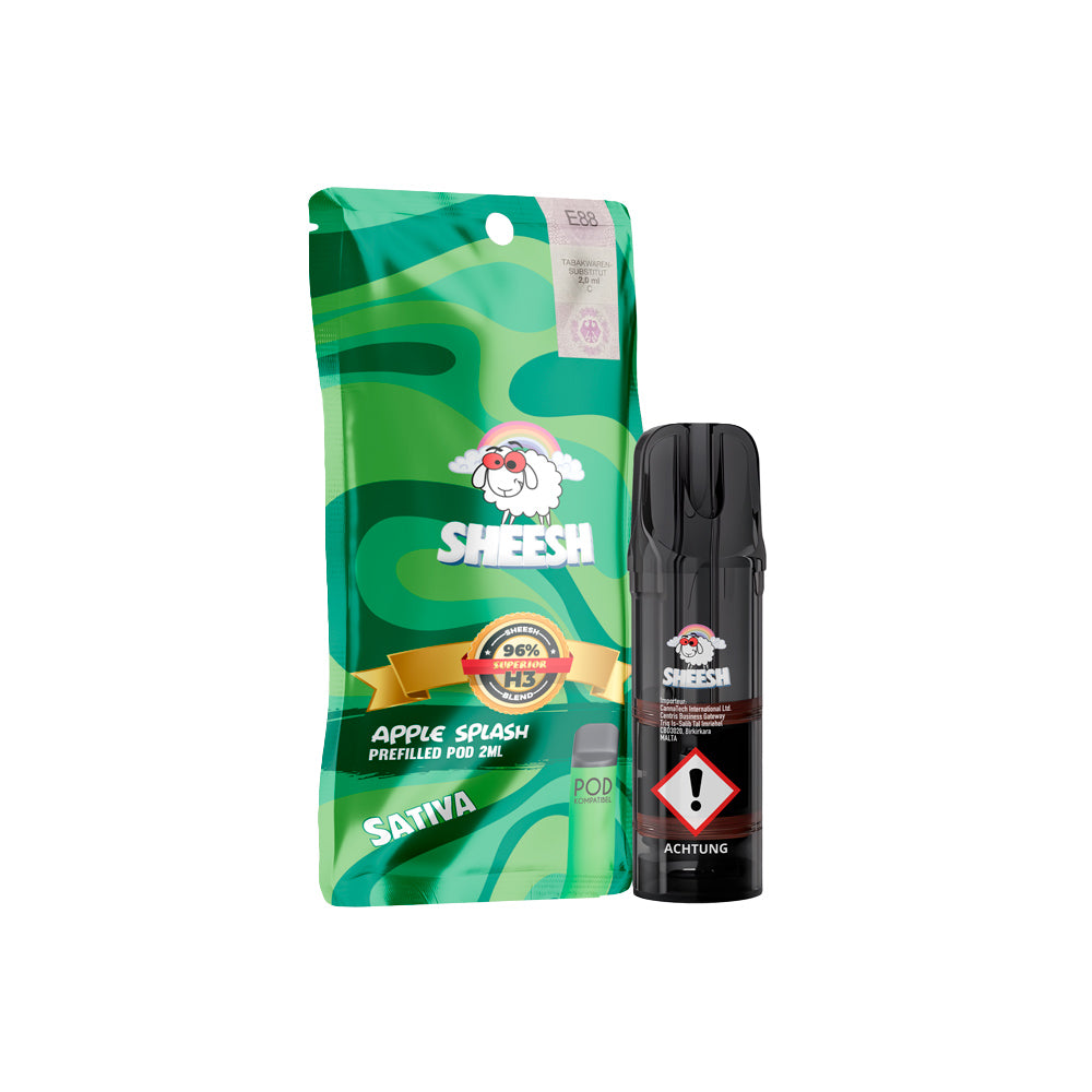 SHEESH Superior Pod - Apple Splash (Sativa) - 96% H3