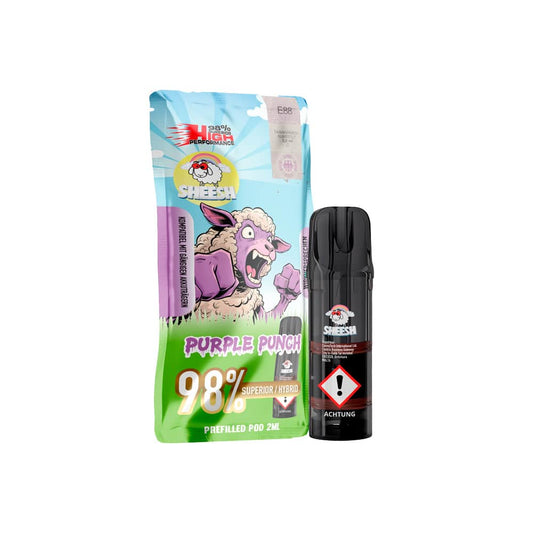 SHEESH Signature Pod - Purple Punch (Hybrid) - 98% Superior